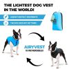 Lightweight Reversible Winter Dog Coat XS Size Black Blue Warm Dog Jacket Water Resistant Windproof Dog Jacket for Small Dogs Comfortable Dog Vest