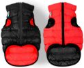 Lightweight Reversible Winter Dog Coat XS Size Chest 13-14 inch Warm Dog Jacket Water Resistant Windproof Insulated Dog Jacket for Small Medium Large