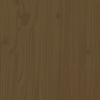 Dog Bed Honey Brown 25.8"x19.9"x11" Solid Wood Pine