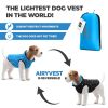 Winter Dog Coat XL Size Blue Lightweight Reversible Warm Dog Jacket Water Resistant Windproof Jacket Dog Coats for Large Dogs