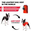 Lightweight Reversible Winter Dog Coat XS Size Chest 13-14 inch Warm Dog Jacket Water Resistant Windproof Insulated Dog Jacket for Small Medium Large